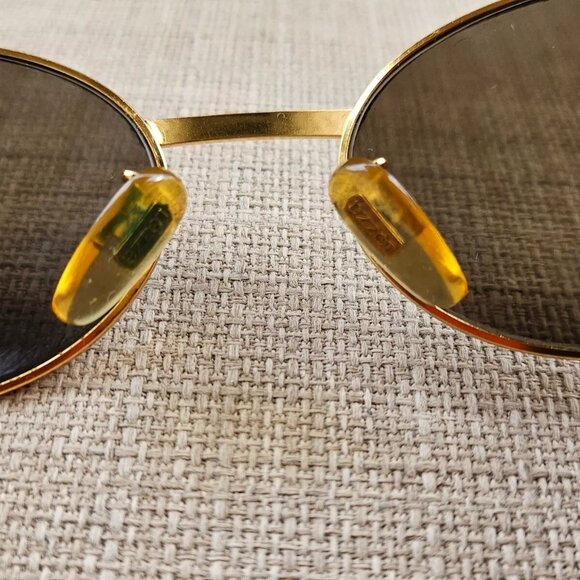 Lozza Women Vintage Sunglasses Gold Tone Frame Eye Wear Made in Italy - Picture 11 of 14